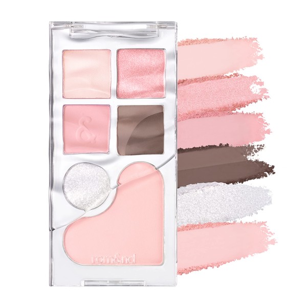 rom&nd BARE LAYER PALETTE Rome and Bear Layer Palette (02 Strawberry Mood)