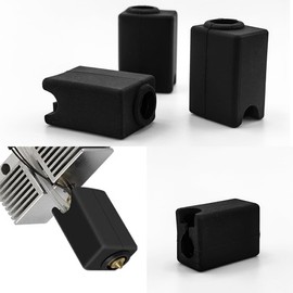 6Pcs Neptune 4 Plus Silicone Socks, Neptune 4 Max Silicone Socks Compatible for 3D Printer Elegoo Neptune 4 Plus, Neptune 4 Max Extruder Hotend Heater Block Silicone Socks,