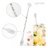 Naymon Cuchara Coctelera Agitador Acero Bartender Mixologo Bar 30cm