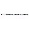GMC 1PC Gloss Black Middle Tailgate Canyon Emblem Badge Fit