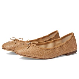 Sam Edelman Women's Felicia Ballet Flat, Buff Tan Raffia, 9
