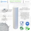 Flotronix Compatible to EQ-304 Replacment 2.5x10 Sediment Pre-Filters for Whole