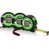 Benchmark - 3 Pack - 25 ft Tape Measures -