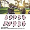 10 PCS Golf Club Head Covers Golf Iron Pole Net