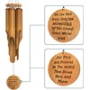 Memorial Bamboo Wind Chimes - Sympathy Windchimes for Loss of