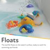 Nuby Starfish Hoopla Floating Bath Toy – Includes 3 Throwing