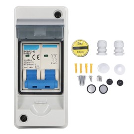 PV Solar Disconnect Switch Overvoltage Protection IP65 Waterproof Miniature Circuit Breaker 63A 1000V