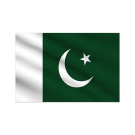 Pakistan Flag 5x3 ft – Outdoor/Indoor Polyester Flag with Brass Grommets – Fade-Resistant, Double-Stitched Edges – Patriotic Banner for Home, Events, or Business x 3 Flag Sets