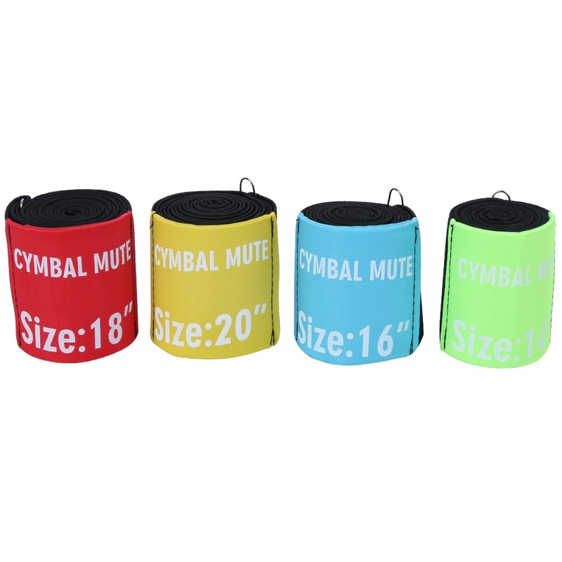 4Pcs Cymbal Silencer Hi Hat Mute Dampener Pad Percussion Instrument
