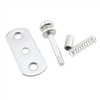 HJGarden 2pcs Automatic Spring Latch Door Bolt Lift Adjustment Fixed