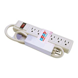 Save Dollar Stores Power Strip Surge Protector with on and Off, 6 outlets