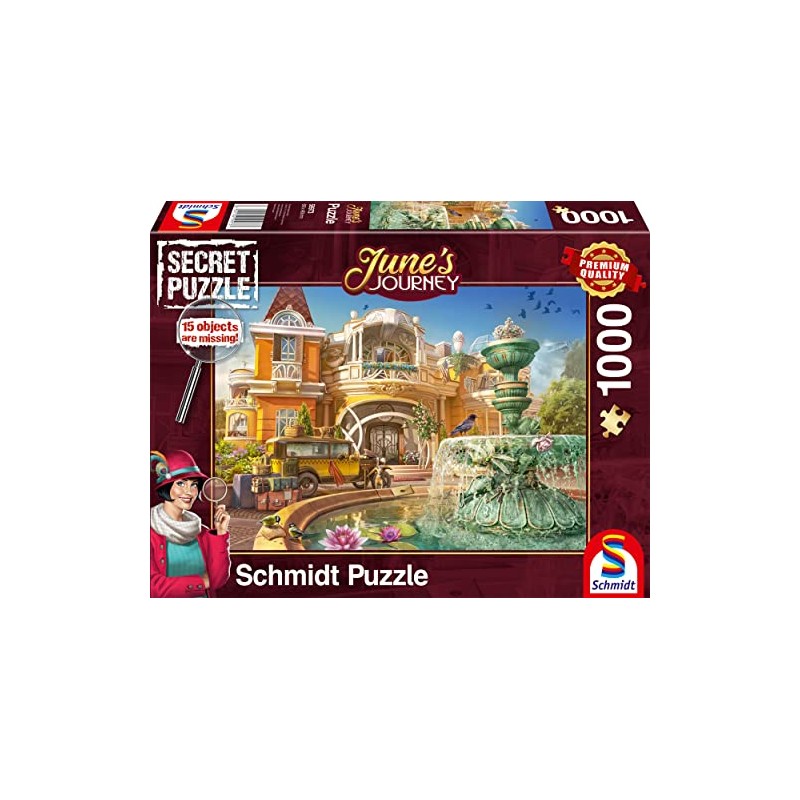 Schmidt Spiele 59973 Junes Journey Orchid Estate Jigsaw Puzzle 1000