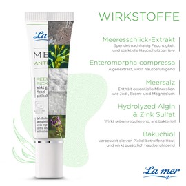 La mer MED+ Anti-Spot - Peel-Off Pimple Gel - Facial Care Against Pimples - Works Locally Against Impurities - Seum Regulating and Soothing - For Oily and Skin Prone - 5 ml