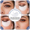 150Pcs Eyeshadow Shields,Lint Free Eyeshadow Shield,Eyeshadows Tape Stencil Gel Pad