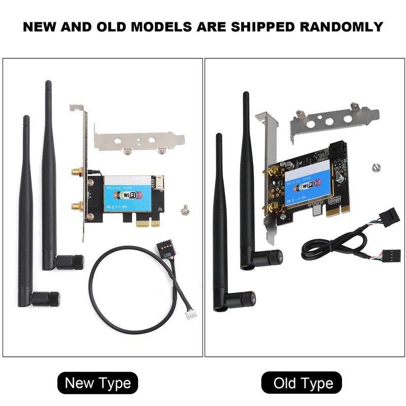 Verdthos Tarjeta de Red PCIE, Tarjeta WiFi para PC, Banda