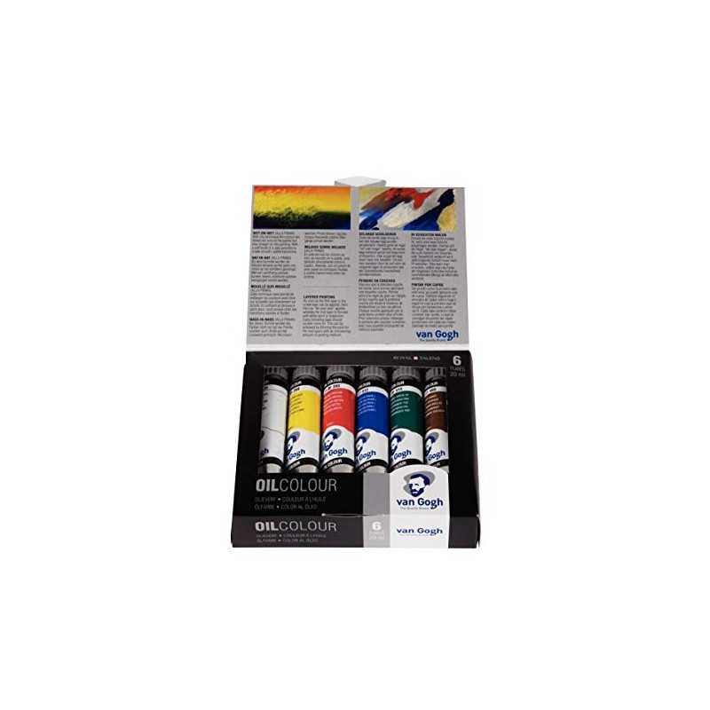 Caja de Oleo 6 Tubos Van Gogh 20ml