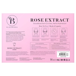 Rose Eye Pads (30 Pairs) | Eye Pads with Niacinamide & Eye Pads Hyaluronic | Eye Pads Against Dark Circles | Remove Dark Circles | Eye Patches