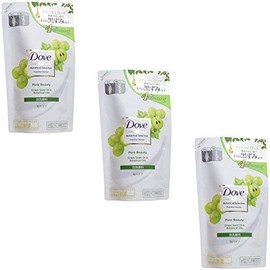 Dove Botanical Selection Pore Beauty Foaming Facial Cleanser Refill, 4.6 fl oz (135 ml) x 3