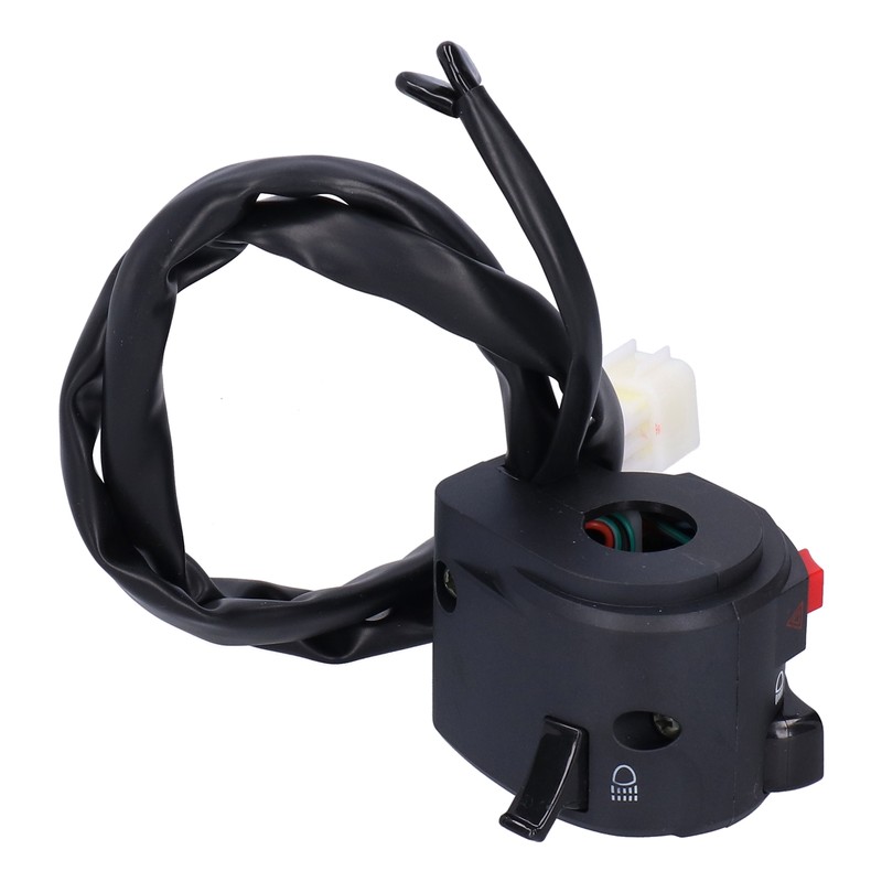 7/8in Motorcycle Handlebar Switch Horn Button Headlight Turn Signal Fog