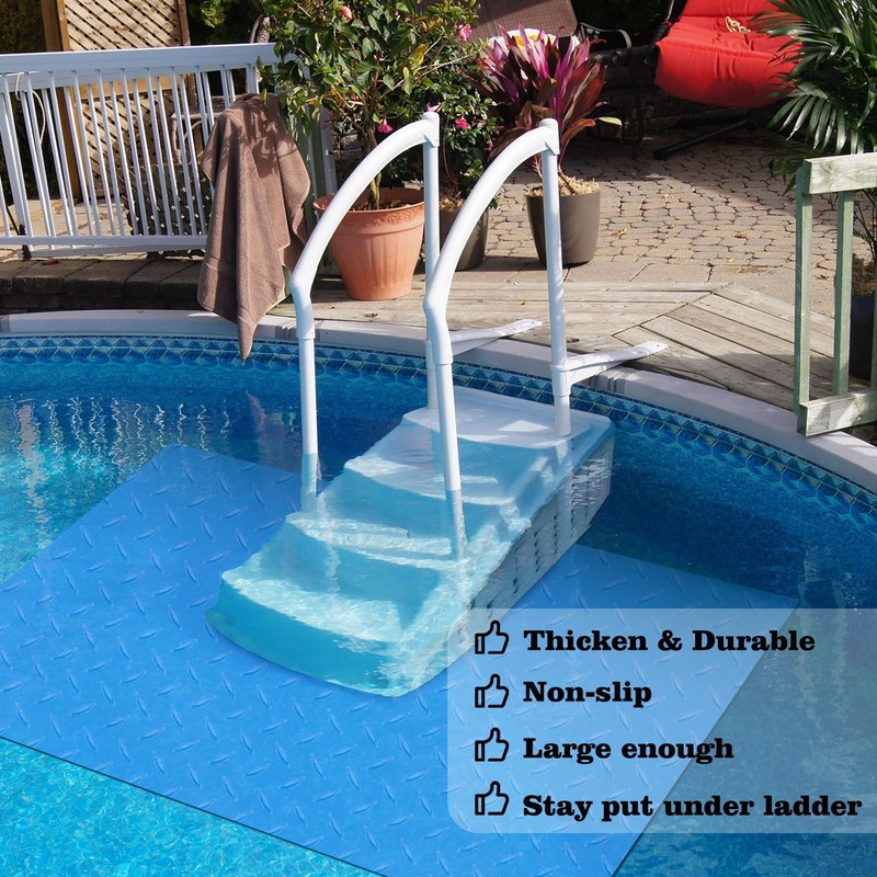 45x60 inches Swimming Pool Ladder Mat Protective Swimming Pool Step