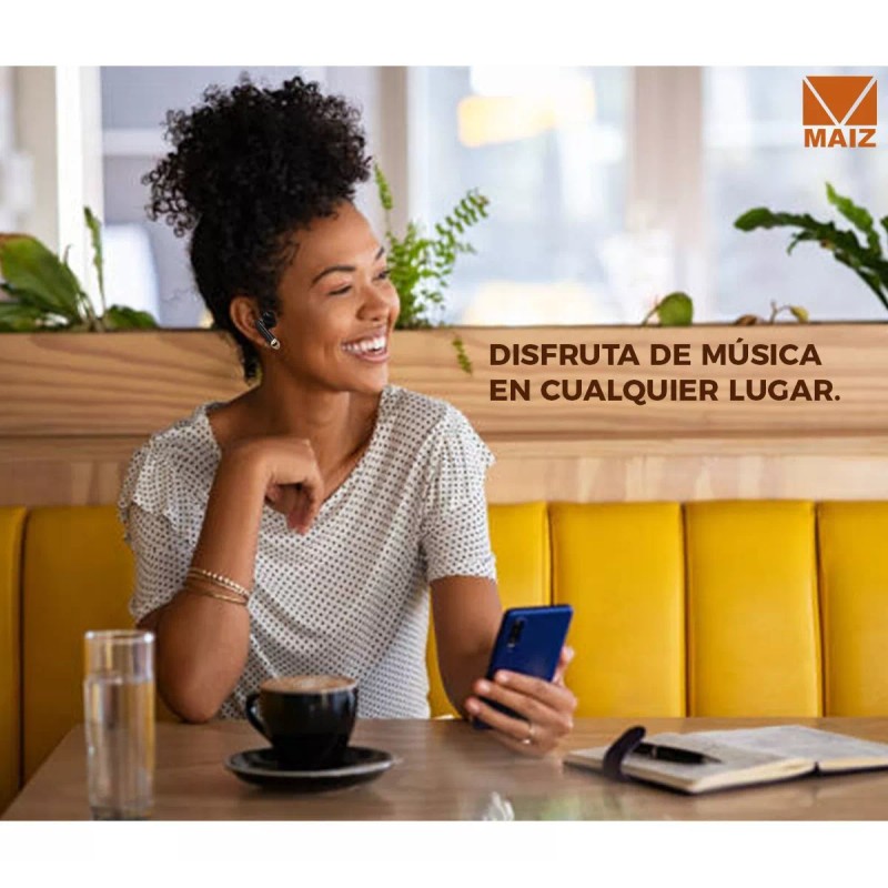 Maíz Audifonos Bluetooth Animalitos Manos Libres Bej-073
