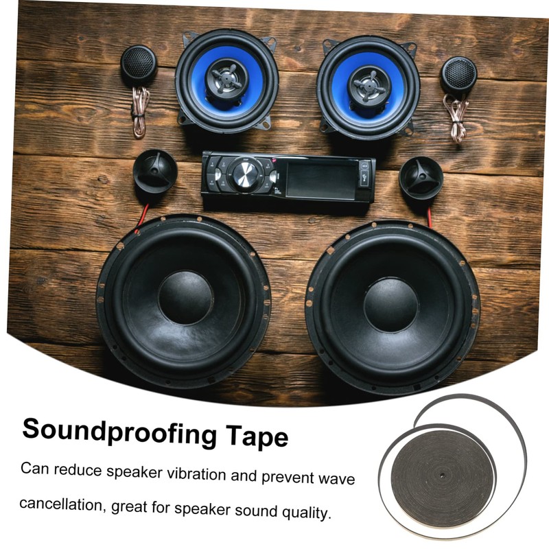 BIUDECO Car Speaker Sealing Tape 10m Roll Eva Pad Speaker