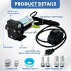 LAPPPLSP 110V Gasoline Oil Fuel Transfer Pump with Connection Cables,