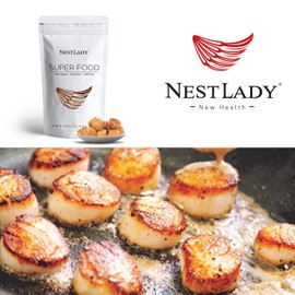 NESTLADY Dried Japanese Scallops 0.5LB - 100% Natural , Dried, 元贝…