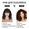 Pelucas Para Mujer Ondulada Corto Pelo Negra Cabello Natural