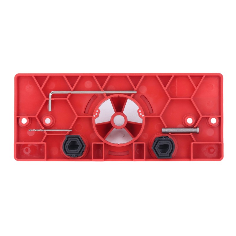 Hinge Hole Saw Jig ABS Concealed Hinge Drilling Guide Locator