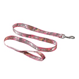 Eco Chic Recycled Dog Lead Double Sided Reflective Machine Washable Pet Leash (Dogs Pink Small)