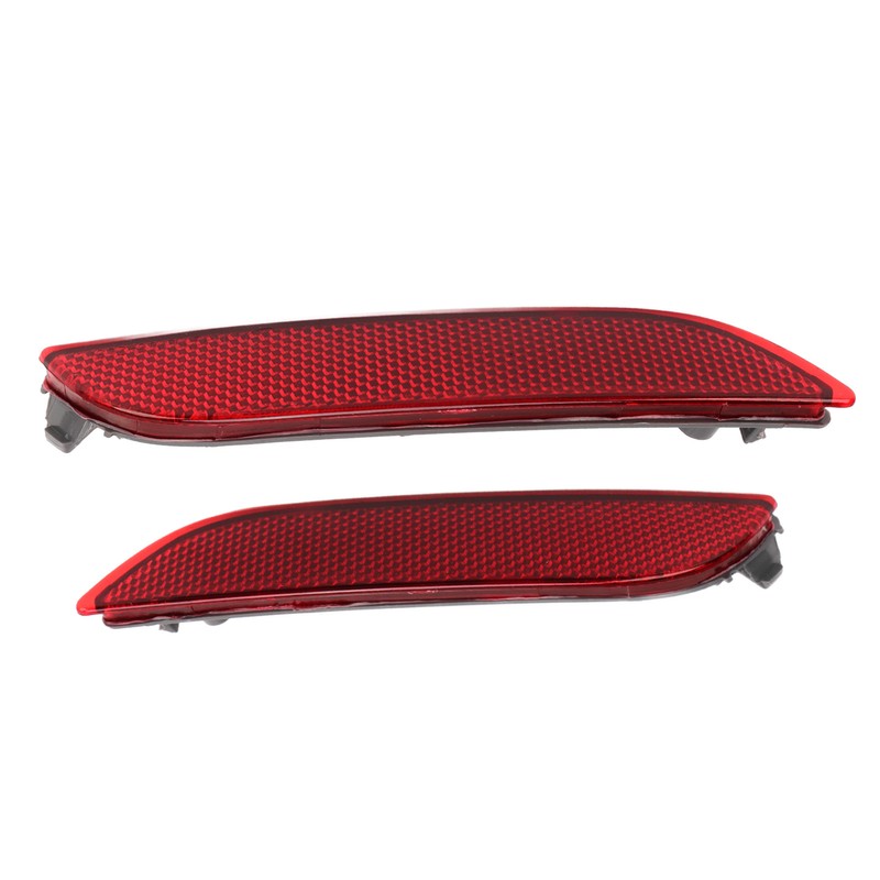 2 Pcs Rear Bumper Reflector Left Right TO1185110 Red Tail