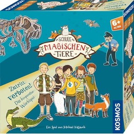 KOSMOS 684334 Die Schule der magischen Tiere - Zutritt verboten! Brettspiel für Kinder ab 6 Jahren, 1-6 Personen, kooperativ Gesellschaftsspiel, Würfelspiel