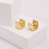 LILIE&WHITE Gold Square Gold Hoop Earrings For Women Chunky Hoop