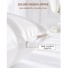 SilkSilky 100% Pure Organic Mulberry Silk Pillowcase for Hair &