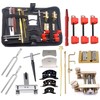 TUOREN 19pcs Violin Bridge Fitting Tool Include Crack Repair Tuning