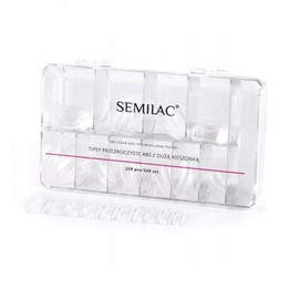 Semilac Tips Box Clear 120 Pieces