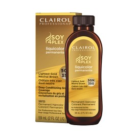 Clairol Professional Permanent Liquicolor for Dark Hair Color, 5gn Light Gold Neutral Brown, 2 oz.