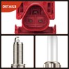 A-Premium (Red) Set of 8 Ignition Coil Pack and Iridium