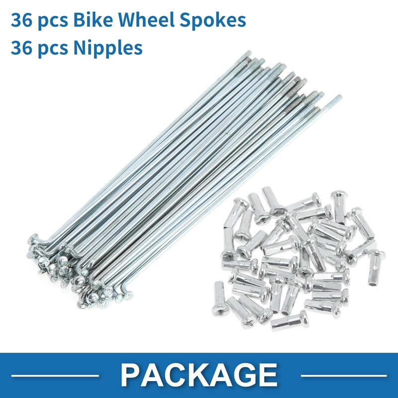 A ABSOPRO 36 Set 14G Bicycle Spokes 116mm Bike Wheel