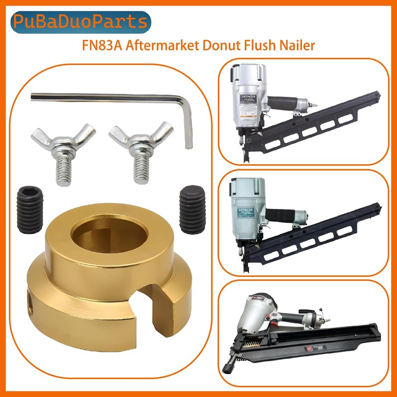 [2 SET] FN83A Aftermarket Donut Flush Nailer Kit Compatible with