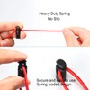 sourcing map Plastic Cord Toggle Clasp Stopper Rope End for