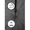 COLLAR AND CUFFS LONDON 60MPH Windproof Strong Umbrella - Heavy
