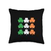 Shamrocks Clovers In Irish Flag Colours. St Patrick's Day T