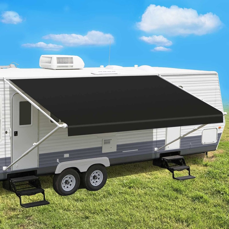 Leaveshade RV Awning Fabric Replacement Motorhome Camper Trailer Awning Fabric