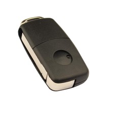 Futheda 2Pcs 2 Buttons Flip Folding Keyless Entry Remote Car Key Fob Case Shell Replacement Compatible with Golf MK4 Bora Polo Seat Leon Toledo Octavia with Blade