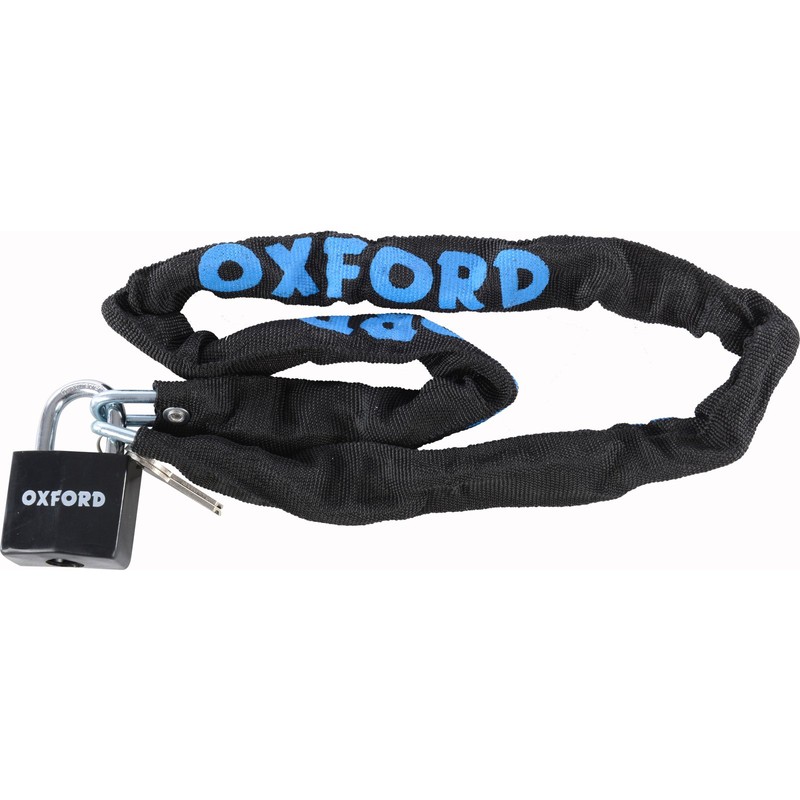 Oxford Chain Lock and Padlock - Black, 900 x 6