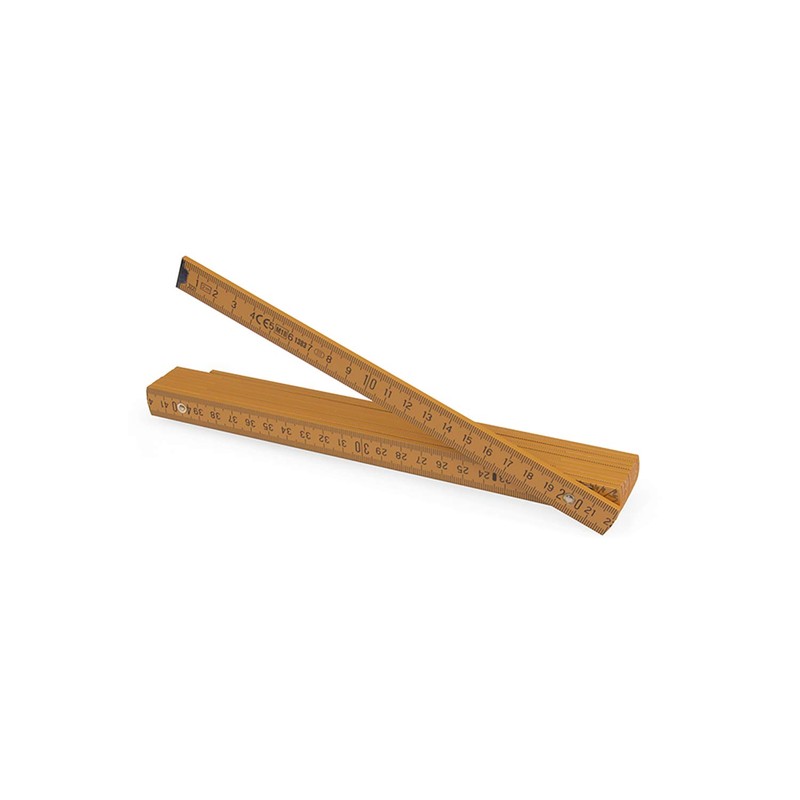 Metrie BL52 Folding Rule, Duplex Scale, 2 Metres, Colourful