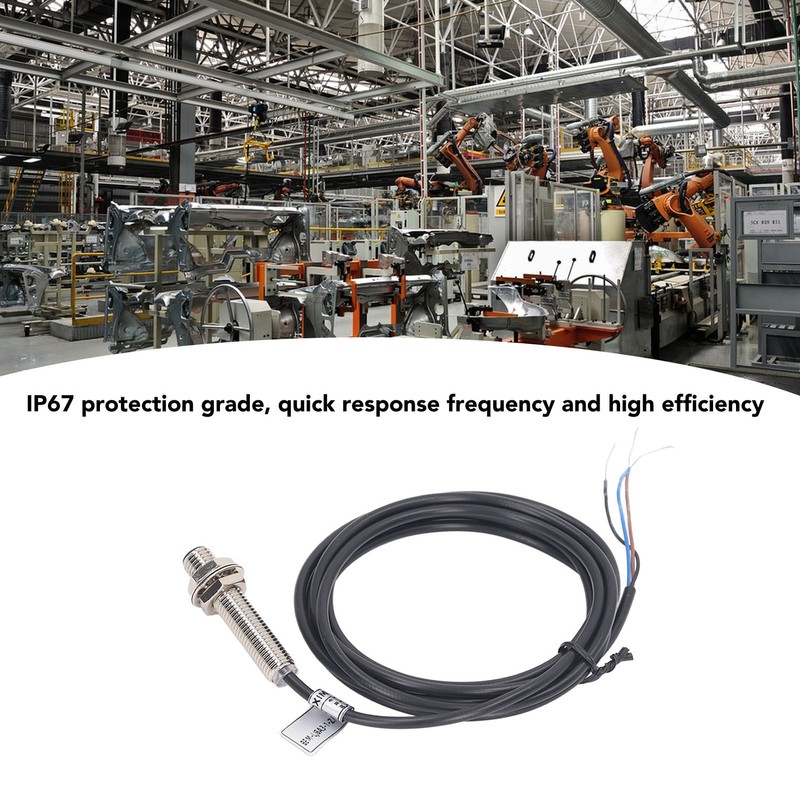 4 Sets Inductive Proximity Switch 8mm Diameter NPN Output 3