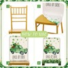 Yoande Set of 6 St. Patricks Day Chair Covers, Green